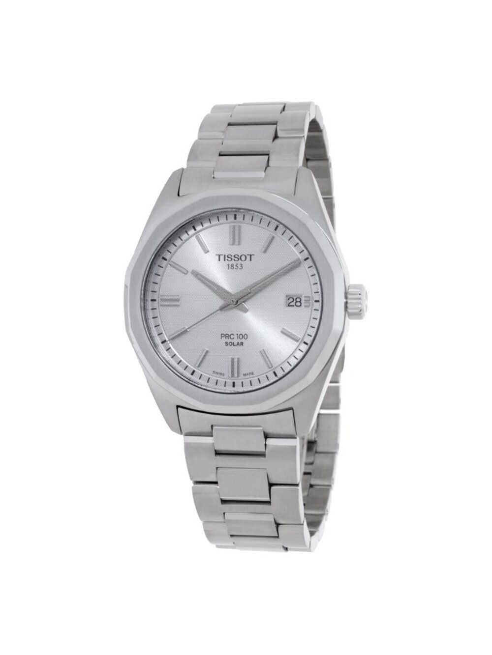 NWT Tissot Solar Quartz Silver Dial Ladies Watch